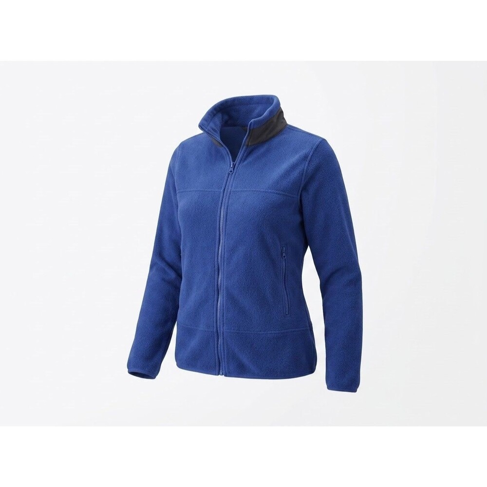 VTG 80s 90s Lands' End Polartec Blue Full-Zip Fleece Jacket – Women's Petite XS
